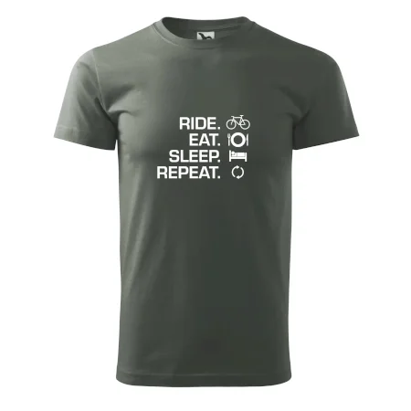 Ride Eat Sleep Repeat bicykel