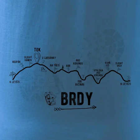 Profil kopců - Brdy