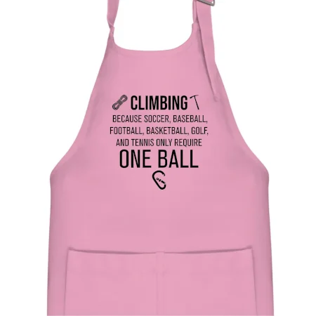 Climbing beacause one ball