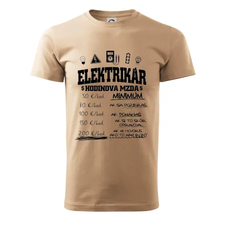 Hodinová mzda elektrikár