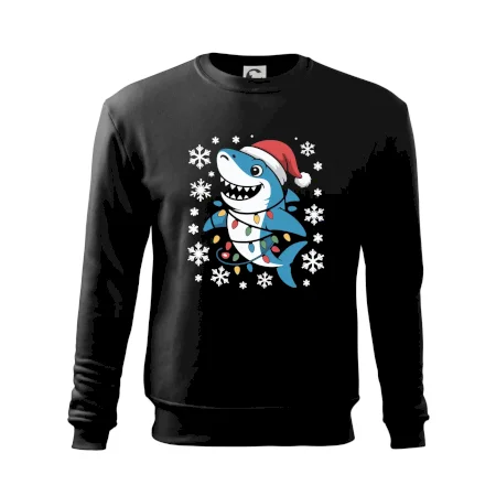 Vánoční žralok a vločky