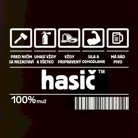 Čiarový kód - Hasič / hasička