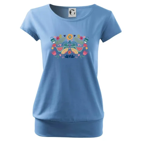 Folklór - dva farebné vtáčiky