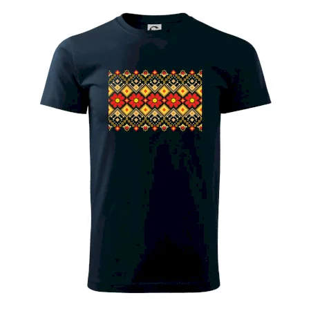 Ukrajinský vzor - Červené kvety