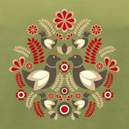 Folklór - hnedé vtáčiky