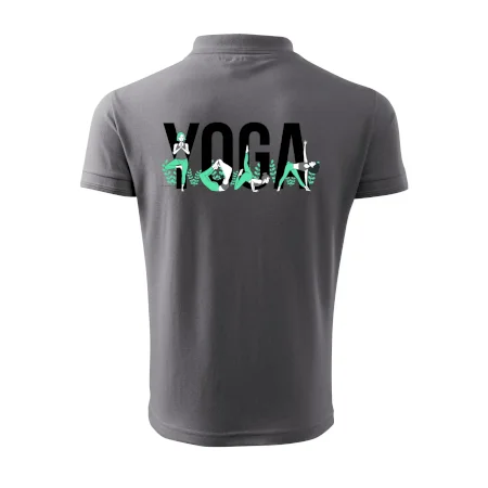 Yoga nápis farebný