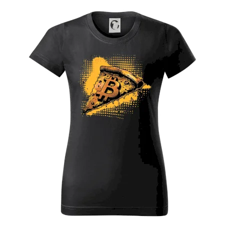 Bitcoin oranžová pizza