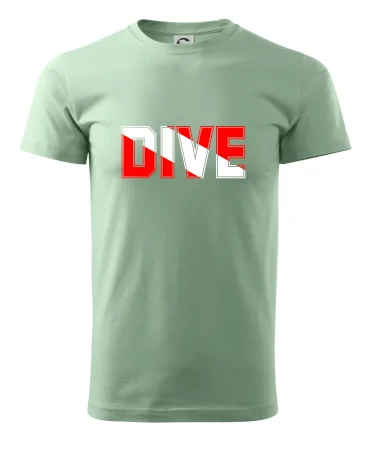 Dive nápis vlajka