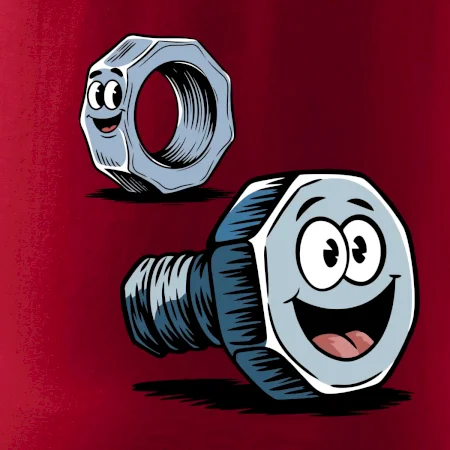 Parové tričko - Skrutka a matka