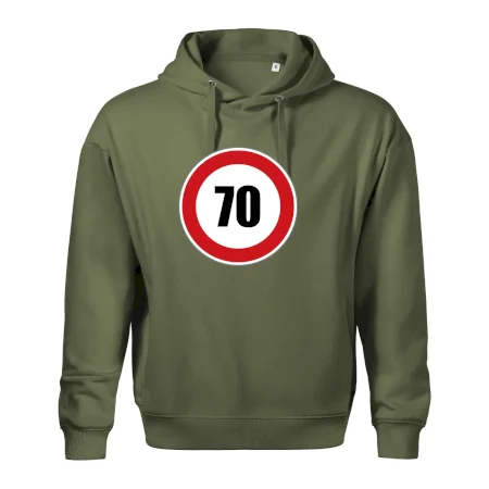 Dopravná značka - obmedzenie rýchlosti 70