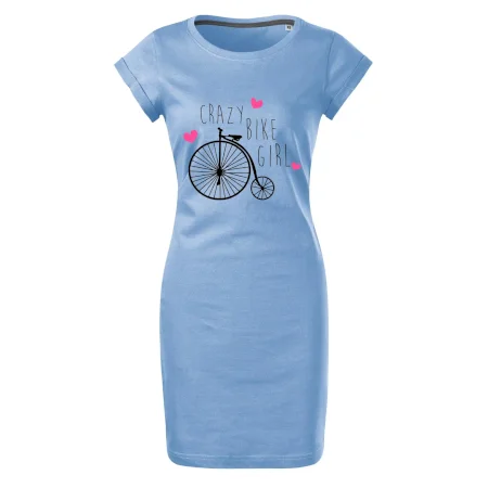 Crazy bike girl