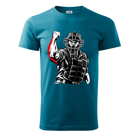 Baseballový rozhodčí signalizuje strike