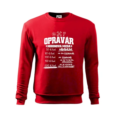 Hodinová mzda - opravár