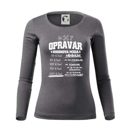 Hodinová mzda - opravár