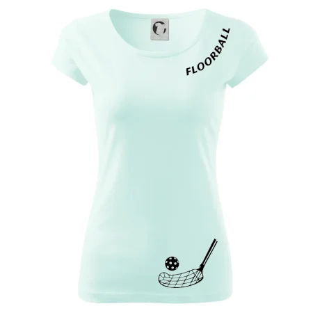 Floorball nápis šikmo