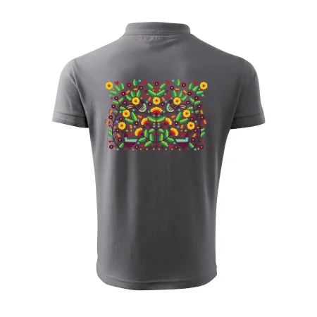 Folklór - farebne kvetiny obdĺžnik