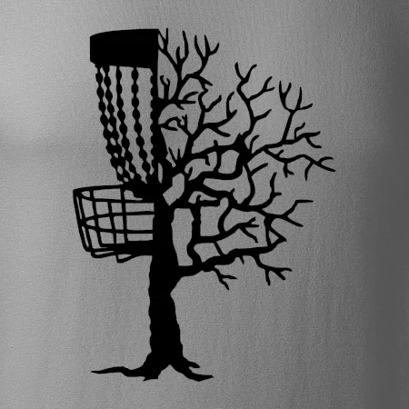 Disc golf pozor strom