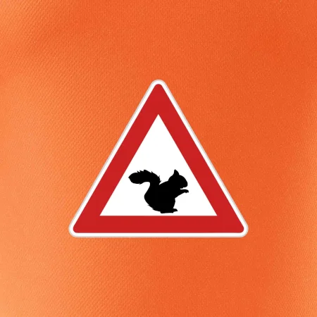 Dopravná značka - Pozor veverička