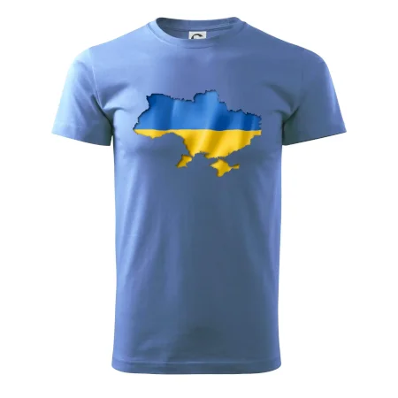 Ukrajina vlajka mapa