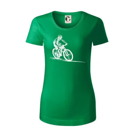 MTB kreslený cyklista