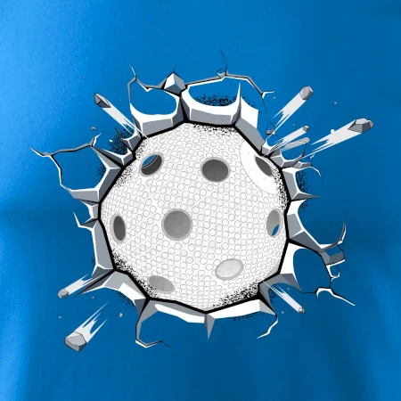 Florbal lopta v triku