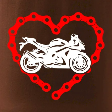 Moto srdce reťaz - superšport