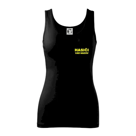 Hasiči - žltý nápis - váš názov zboru