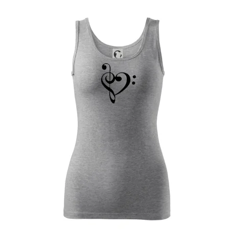 Husľový kľúč srdce