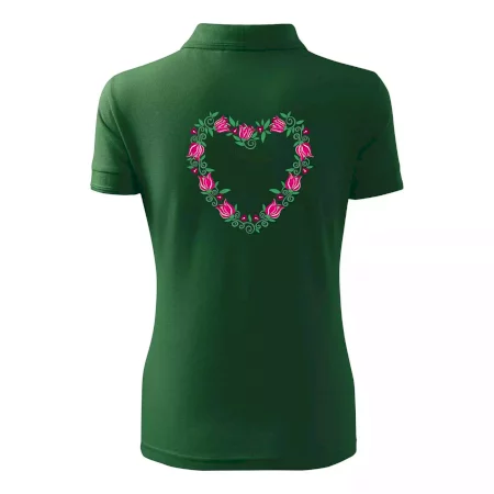 Červené tulipánové srdiečko (Pecka design)
