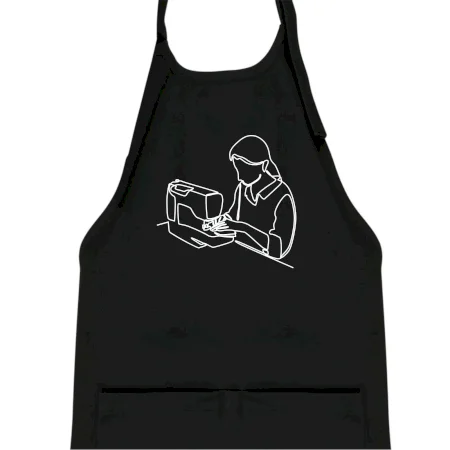 Krajčírka a šijací stroj jedným ťahom