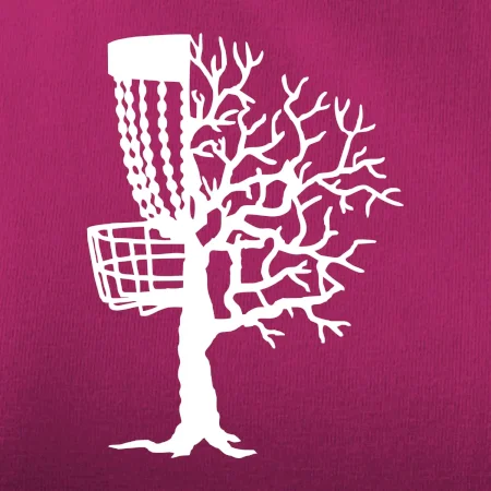 Disc golf pozor strom