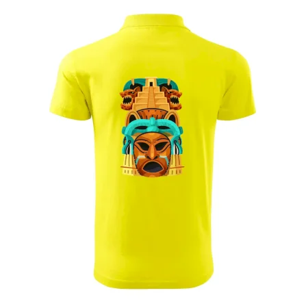 Mayová maska s pyramídou