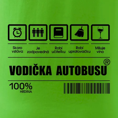 Čiarový kód - Vodička autobusu