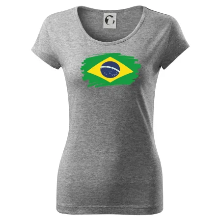 Brazília vlajka štetkou