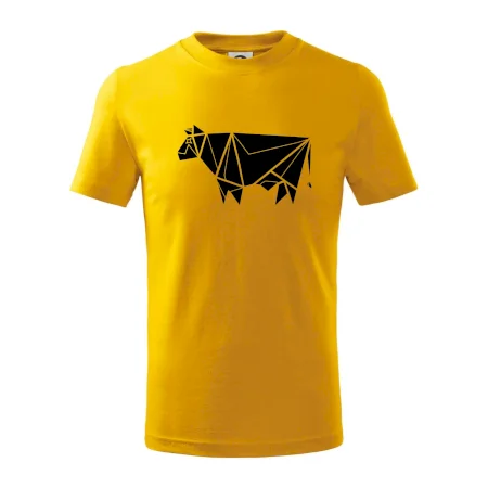 Origami krava z boku