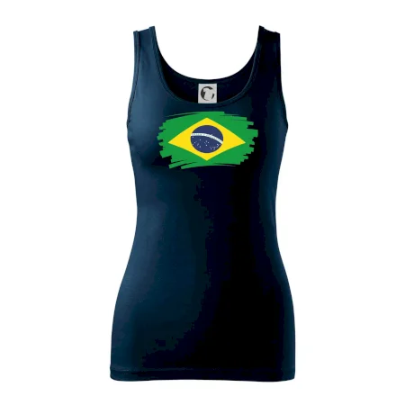 Brazília vlajka štetkou