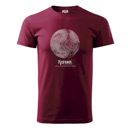 Keprník - vrstevnice v kruhu