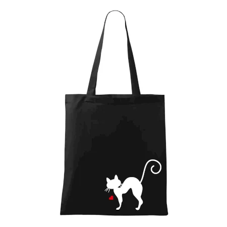 Zamilovaná mačka prehnutá