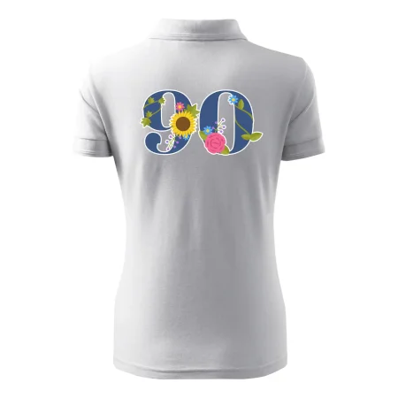 Kvetinové číslo kreslené - 90
