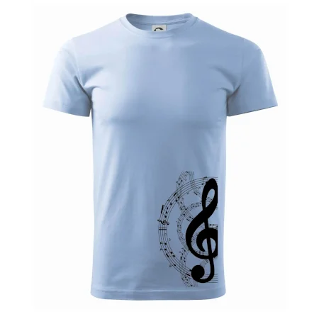 Husľový kľúč a noty