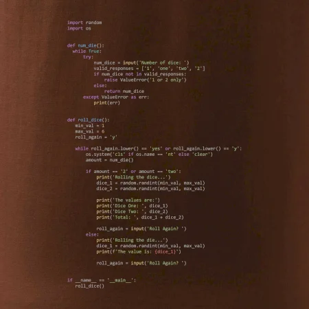 Python Generátor hodu kockou
