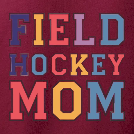Field hockey mom - športové písmo