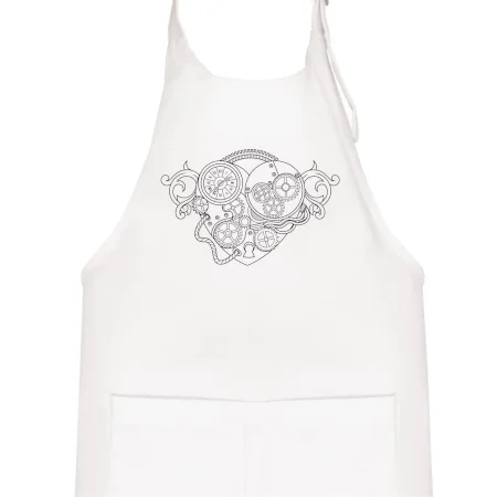 Steampunk srdce kreslené