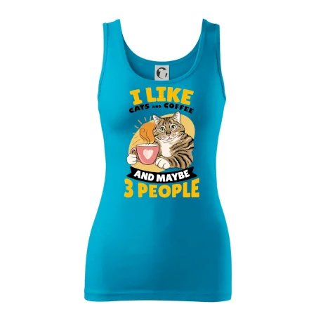 I like cats and coffee and maybe 3 people