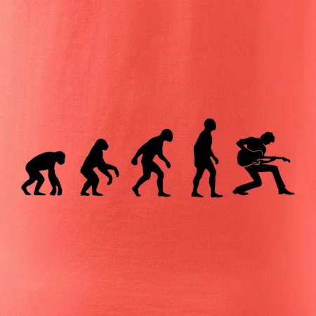 Evolúcia gitarista - kľačiaci