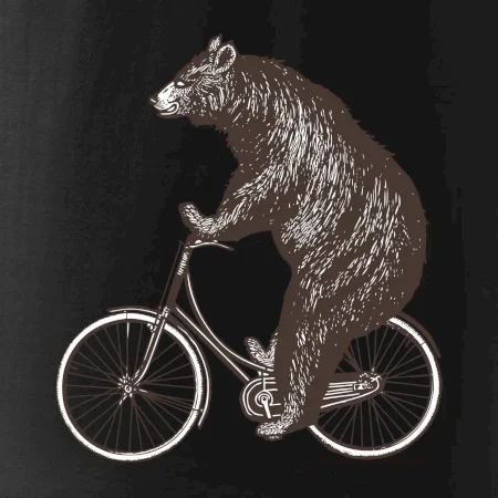 Medveď na bicykli