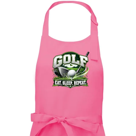 Golfová palica s loptičkou eat sleep repeat
