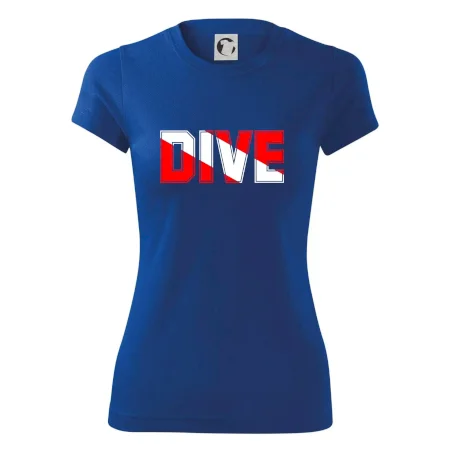 Dive nápis vlajka