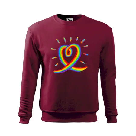 Srdce pride dúha kreslená