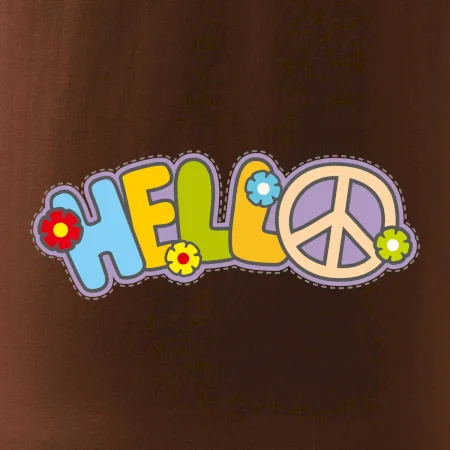Hello hippie symbol